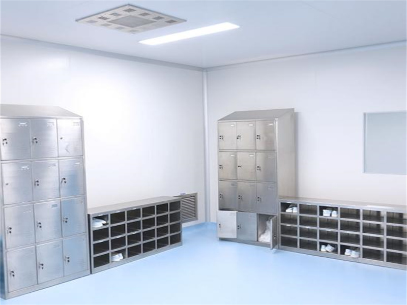 Customizable Multi-Change 304 Stainless Steel Cleanroom Garment Storage Cabinet