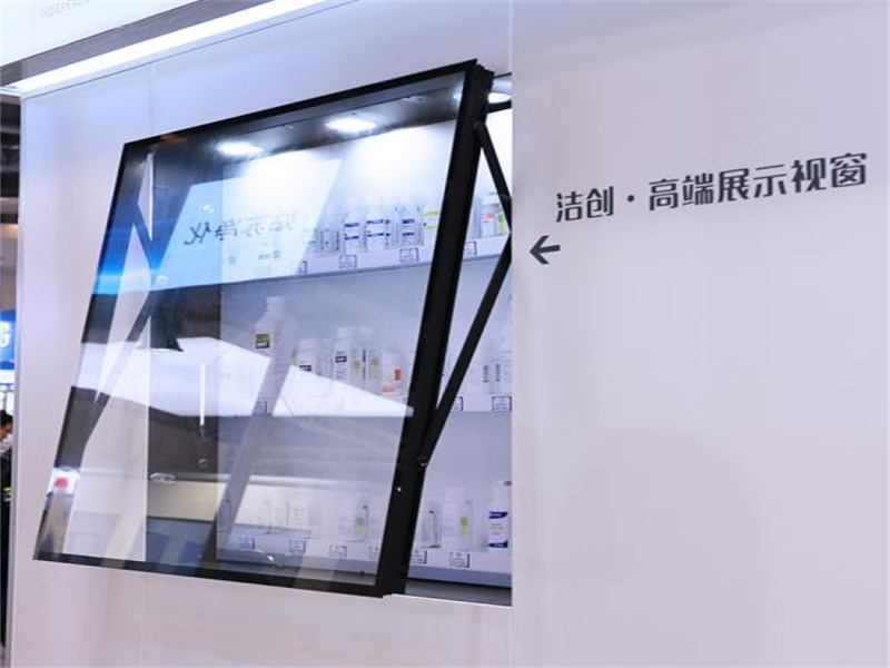 Automatic Open Cleanroom Display Window For Pharmaceutical Visit Corridor Clean Room