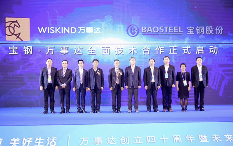 Baosteel-Wiskind comprehensive technical cooperation officially launched!
