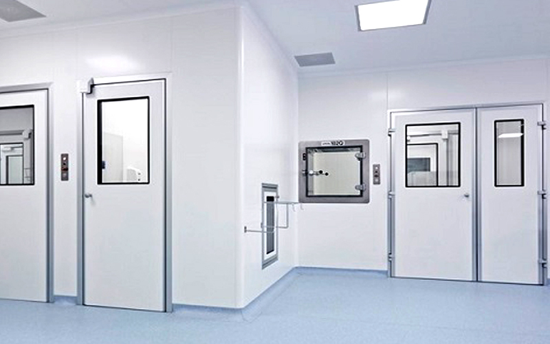 Wiskind Cleanroom Aluminum Frame Color Steel Door