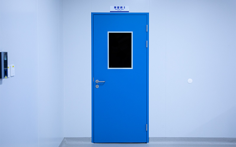 How to install the cleanroom steel door?