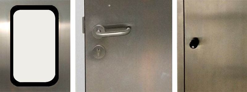 Stainless steel clean room door is suitable for food processing plant