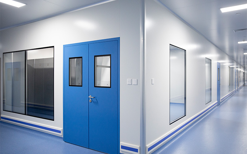 Wiskind steel cleanroom door is made of high-quality galvanized steel plate