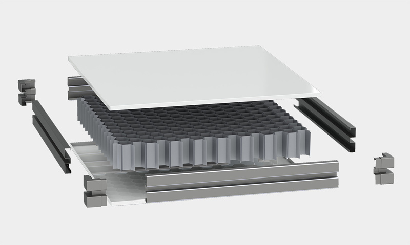 Cleanroom panel structure