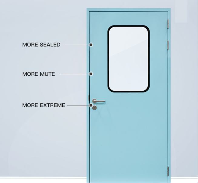 G-SILENCE Cleanroom Door With Aluminum Honeycomb Panel