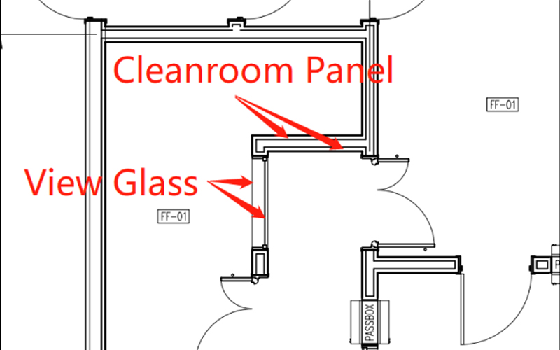  Cleanroom Wall Return System