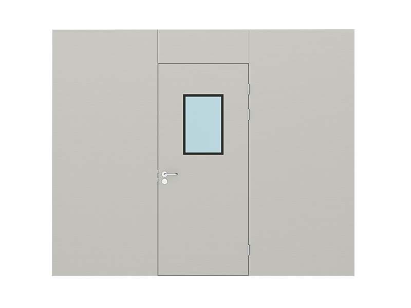 Color Steel Customizable Frameless Seal Cleanroom Doors For GMP Requirement With ISO9001