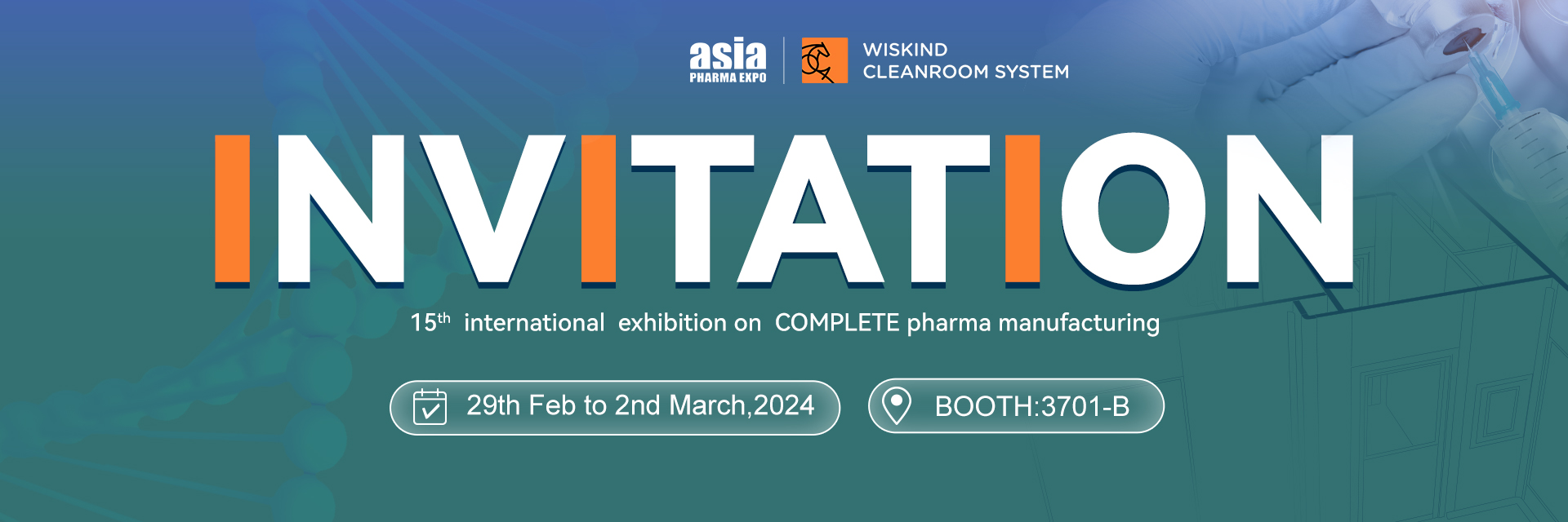 Wiskind will attend the 15th Aisa Pharma expo