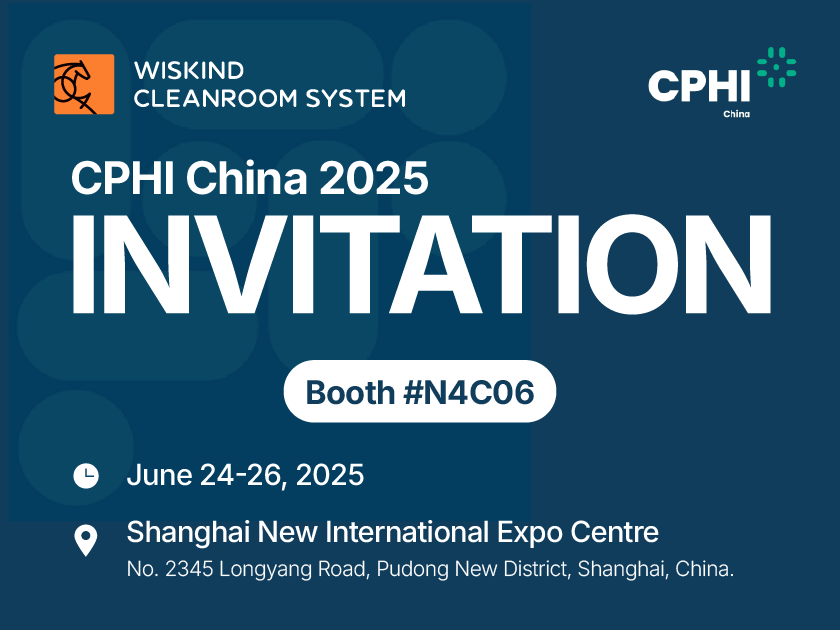 Wiskind Cleanroom to Exhibit at CPHI China 2025 in Shanghai -Booth No. N4C06