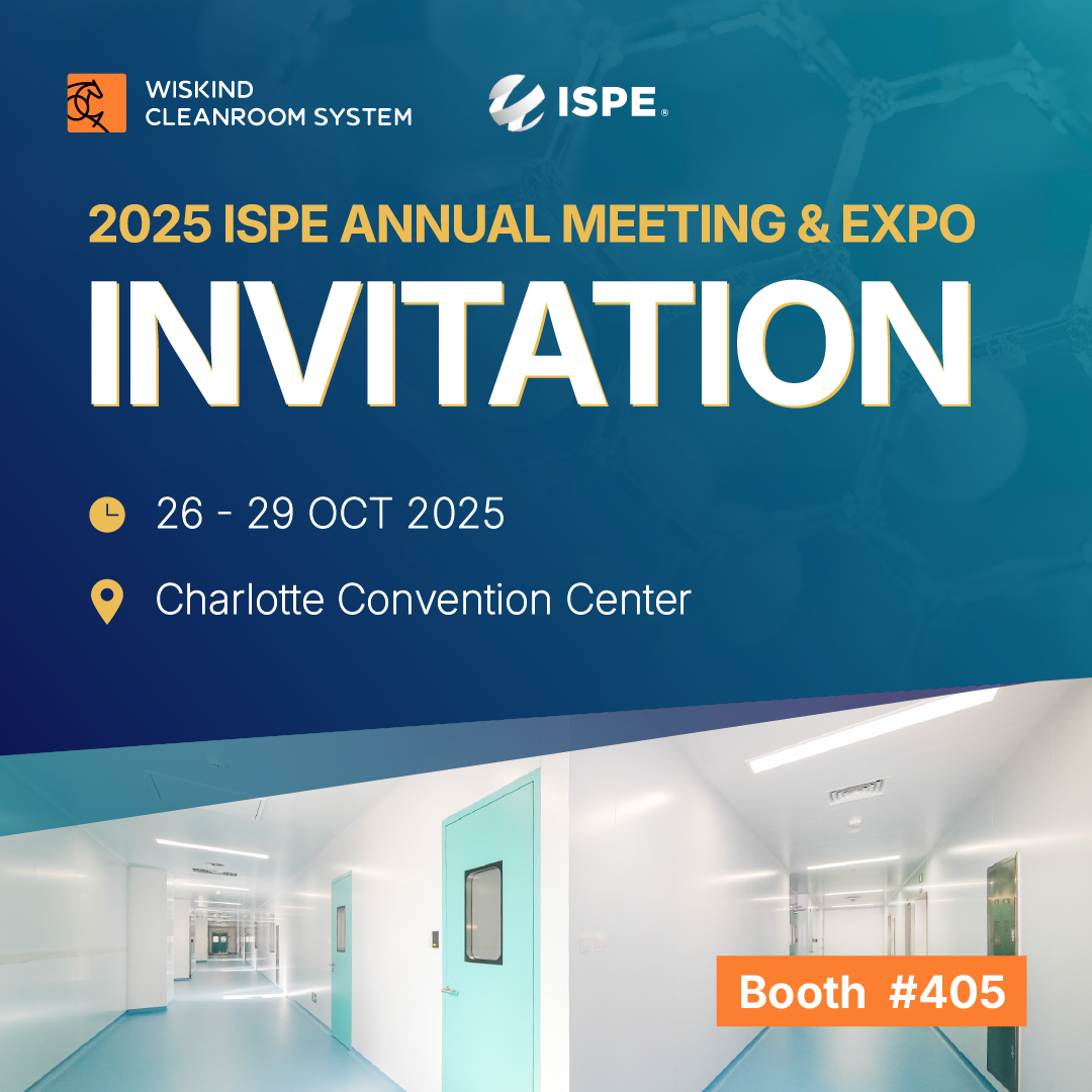 Meet Wiskind Cleanroom at the 2025 ISPE Annual Meeting & Expo — Booth #405!