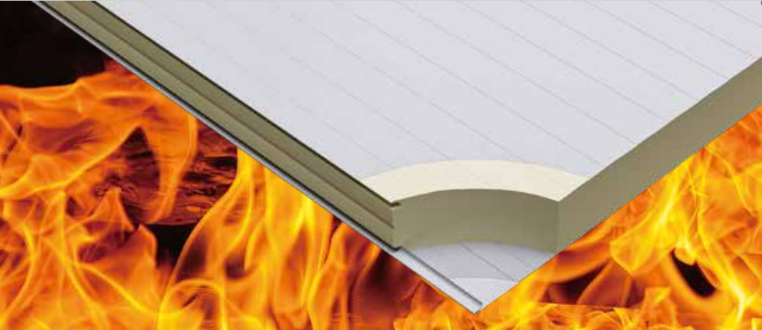 FlameSpar B1 high flame retardant polyurethane cold storage panel